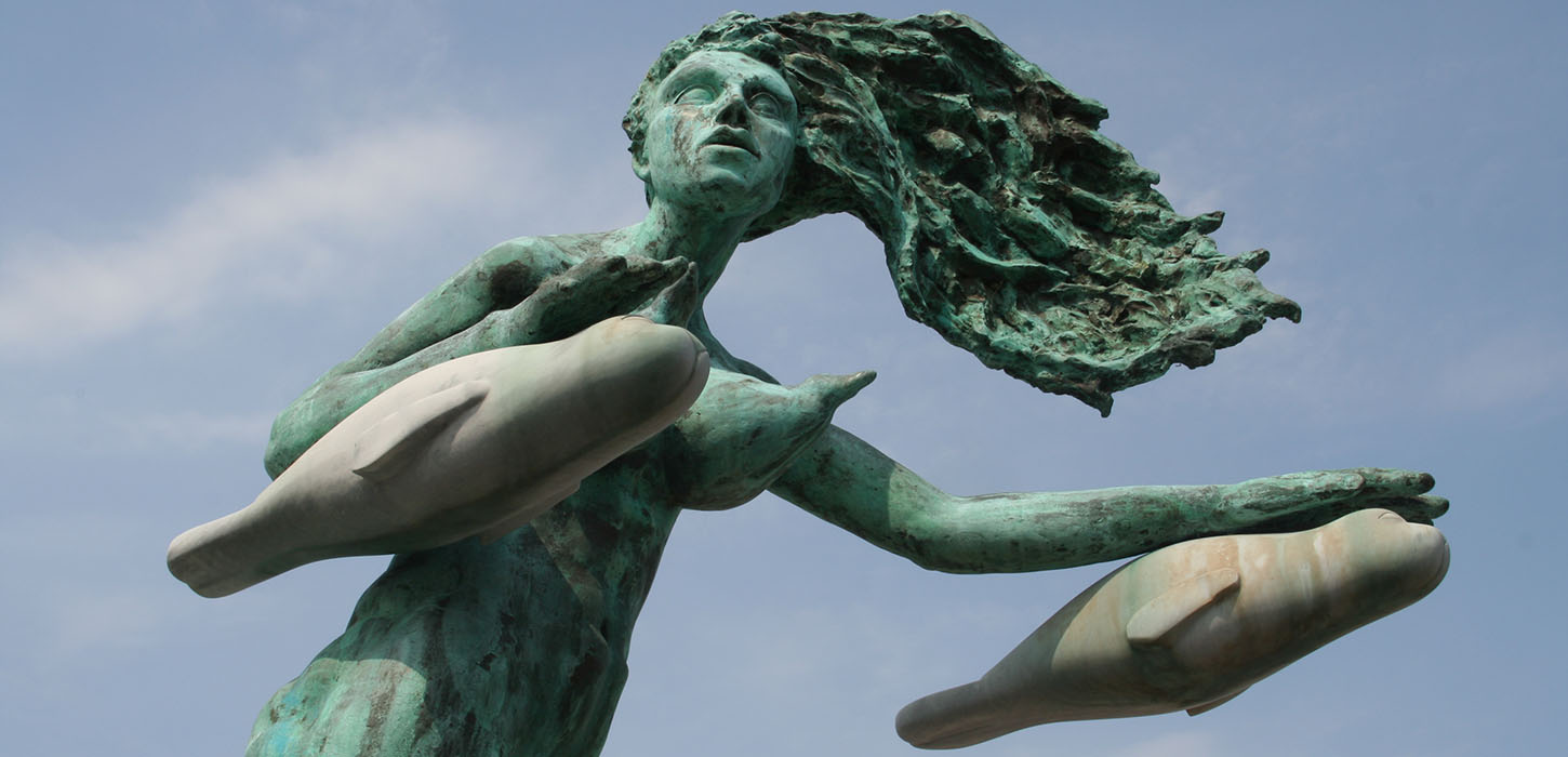 Havfruen Elle på Bogense Marina