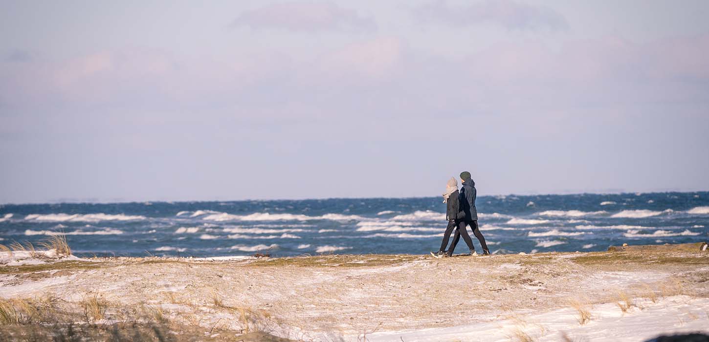 Vinter vandretur på Flyvesandet