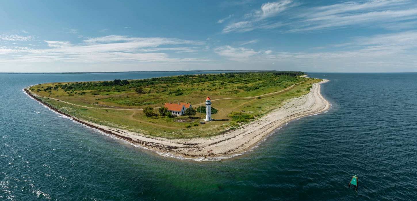 Enebærodde fra luften